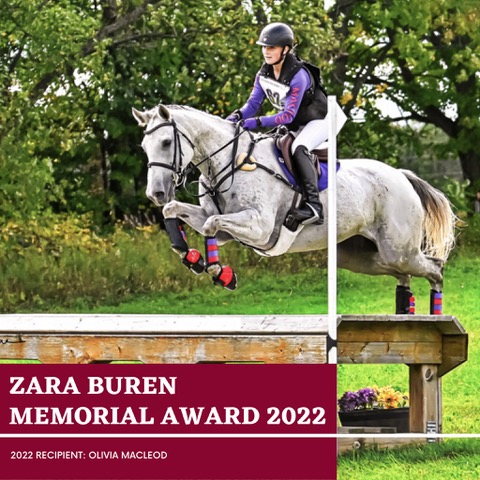2022 Zara Buren Memoria Award Recipient, Olivia Macleod